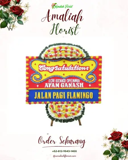 Sewa Papan Bunga Logede